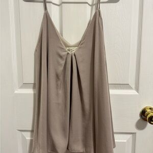 Chic Beige Spaghetti Strap Camisole